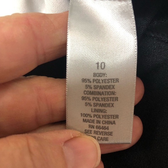 Dress Barn women’s dress neutral office flare skirt knee length - Picture 5 of 7